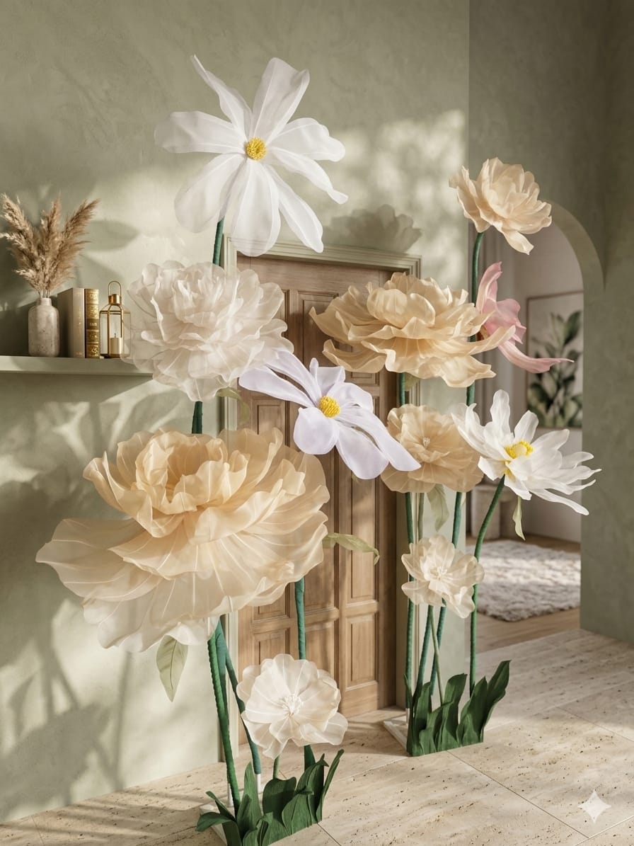 Giant Organza Flower